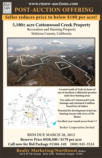 Cottonwood Creek Flier